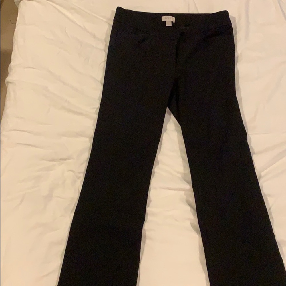 LOFT Size 8 Black Pants